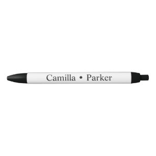 Persoonlijke pennaam, op maat gemaakte pennen, leu zwarte inkt pen