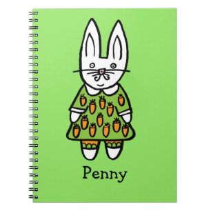 Persoonlijke Penny het Konijn Notitieboek
