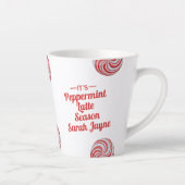 Persoonlijke Peppermint Sason Holiday Latte Mok (Rechts)