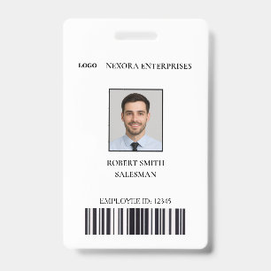 Persoonlijke personeelskaart BEDRIJFSNAAM Badge