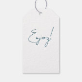 Persoonlijke Petaline cadeautag pack (Ocean Mist) Cadeaulabel (Achterkant)