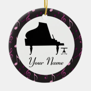 Persoonlijke piano Gift Music Ornament