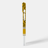 Persoonlijke Piano Keys Black Quatrefoil op Gold Case-Mate iPhone Case (Achterkant / Links)