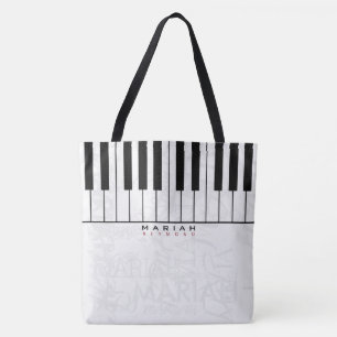 Persoonlijke piano-muziek draagtas