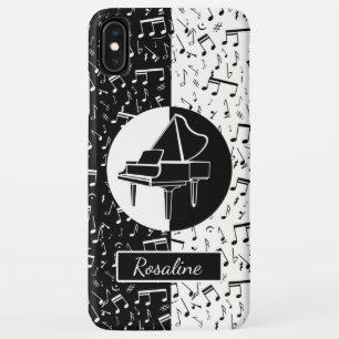 Persoonlijke pianoloverkunst iPhone XS max hoesje