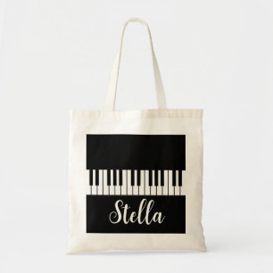 Persoonlijke pianotas tote bag