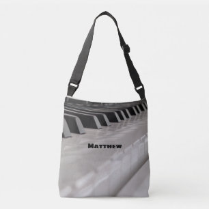 Persoonlijke pianotas voor lessen crossbody tas