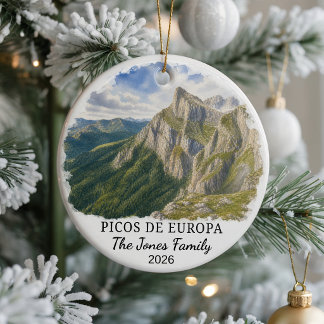Persoonlijke Picos De Europa Keramische Versiering Keramisch Ornament