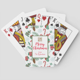 Persoonlijke Pinecones, snoeprietjes Mittens Trees Pokerkaarten