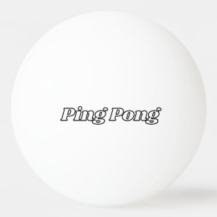 Persoonlijke Ping Pong Bal met Aangepaste Tekst Pingpongballen