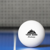 Persoonlijke pingpongballen met bergen-logo (Net)