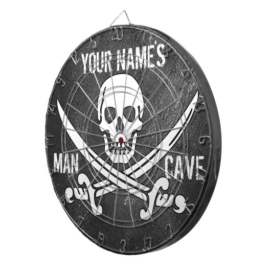 Persoonlijke piraatgrove Man Dartbord (Voorkant Rechts)