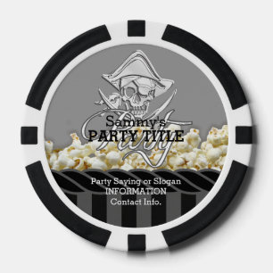 Persoonlijke Pirate Day Party Pokerchips