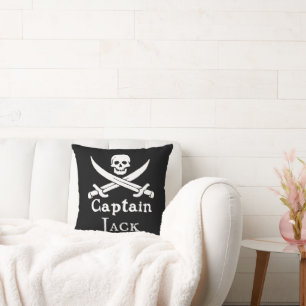 Persoonlijke Piratenkapitein Worpkussen Kussen