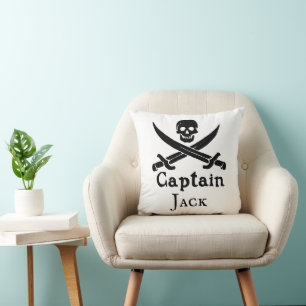 Persoonlijke Piratenkapitein Worpkussen Kussen