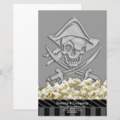 Persoonlijke piratenpartij briefpapier (Voorkant / Achterkant)