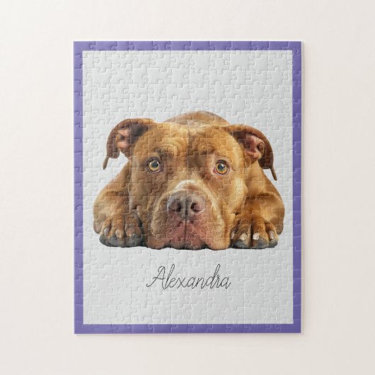 Persoonlijke Pitbull Legpuzzel (Verticaal)