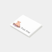 Persoonlijke plaknotities voor varkens post-it® notes (Schuin)