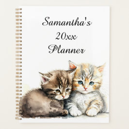 Persoonlijke planner met cute katje