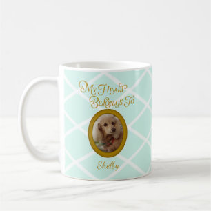 Persoonlijke Poodle-foto Mijn Hart Hoort Bij Koffiemok