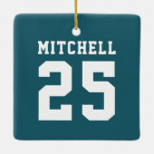 Persoonlijke poorten keramisch ornament (Achterkant)