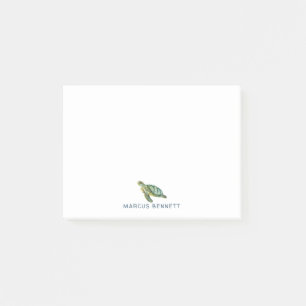 Persoonlijke Post-It-briefjes Zeeschildpad Post-it® Notes