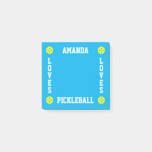 Persoonlijke Post-it® notes voor pickleballspeler