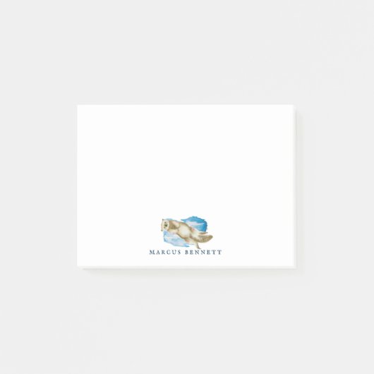 Persoonlijke Post It-notities | Zeeotter Post-it® Notes (Voorkant)