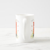 Persoonlijke postbus Posthaste Bone China Mok (Achterkant)