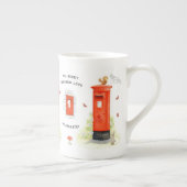 Persoonlijke postbus Posthaste Bone China Mok (Rechts)