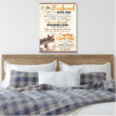 Persoonlijke Poster Voor Mijn Man Van Vrouw, Canvas Afdruk (Insitu (Slaapkamer))