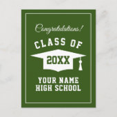 Persoonlijke postkaarten voor eindexamenfeest midd (Voorkant)