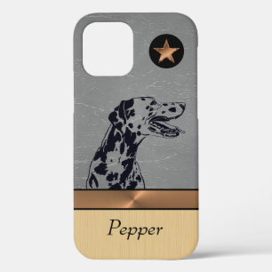 Persoonlijke prachtige Dalmatische hond iPhone-hoe iPhone 12 Hoesje