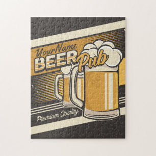 Persoonlijke Premium Koude Biermok Pub Bar Legpuzzel