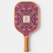 Persoonlijke Preppy Retro Pickleball Paddle (Achterkant)