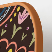 Persoonlijke Preppy Retro Pickleball Paddle (Links Detail)