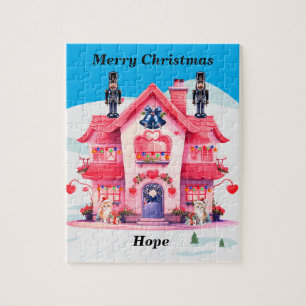 Persoonlijke Prettig Kerstmis Legpuzzel