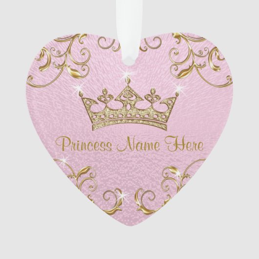 Persoonlijke prinses Ornaments Double Sided Ornament (voorkant)