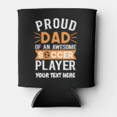 Persoonlijke proud Voetbal Blikjeskoeler (Voorkant)