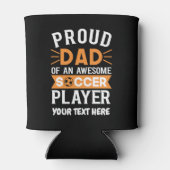 Persoonlijke proud Voetbal Blikjeskoeler (Achterkant)