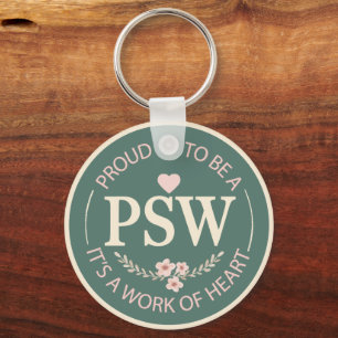 Persoonlijke PSW-bloemensleutelhanger Sleutelhanger