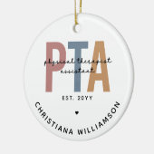 Persoonlijke PTA Fysiotherapeut Assistent Keramisch Ornament (Links)