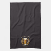 Persoonlijke Pubbord Bar Handdoek met Aangepaste N (Verticaal)