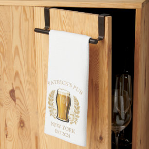 Persoonlijke Pubbord Bar Handdoek met Aangepaste N