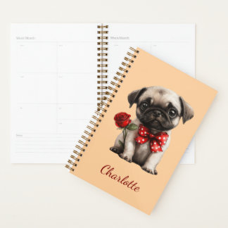 Persoonlijke Pug met eigen naam Planner