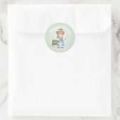 Persoonlijke Purim sticker - Onderwijs Thema (Tas)