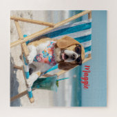 Persoonlijke Puzzel met Mopshond (Horizontaal)