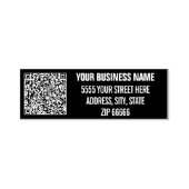 Persoonlijke QR-code adreskleur stempel voorbeeld (Design)