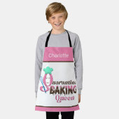 Persoonlijke quarantaine Baking Queen Kinder Schort (Gedragen)