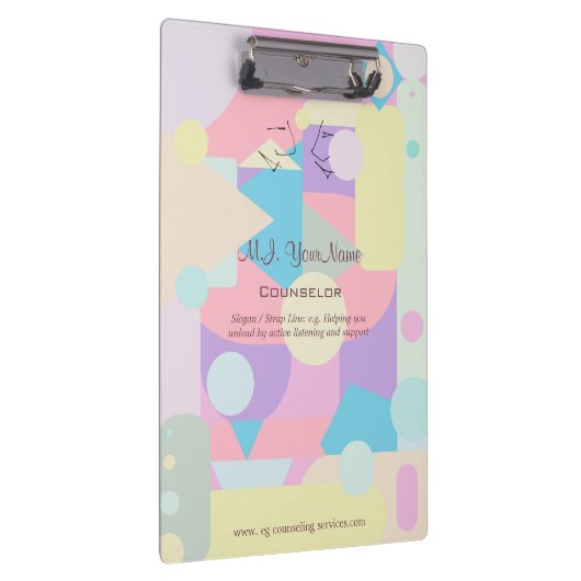 Persoonlijke raadsman of geestelijke gezondheidswe klembord (Rechts)